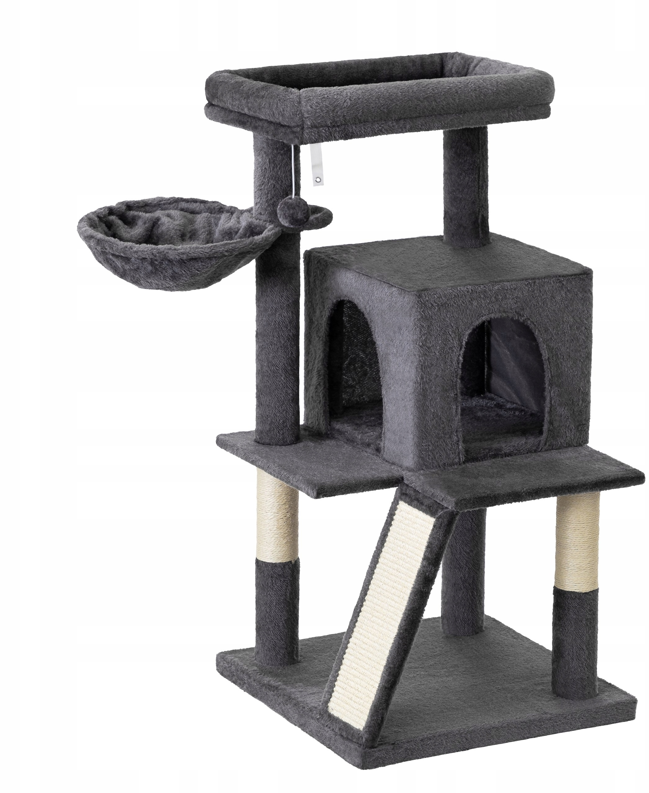 Wielopoziomowa konstrukcja dla zabawy i relaksu