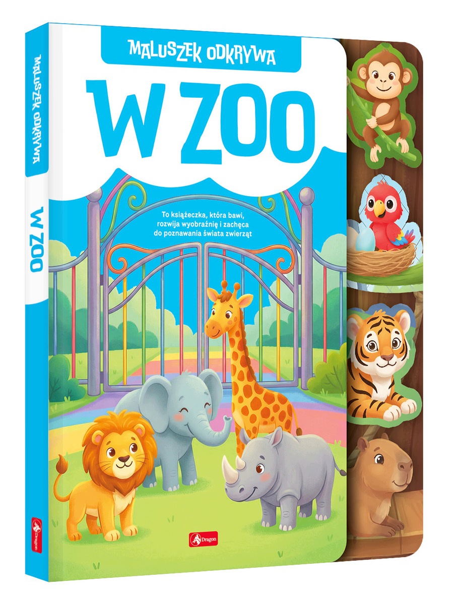 Maluszek odkrywa. W zoo – Przygodowa książeczka dla najmłodszych