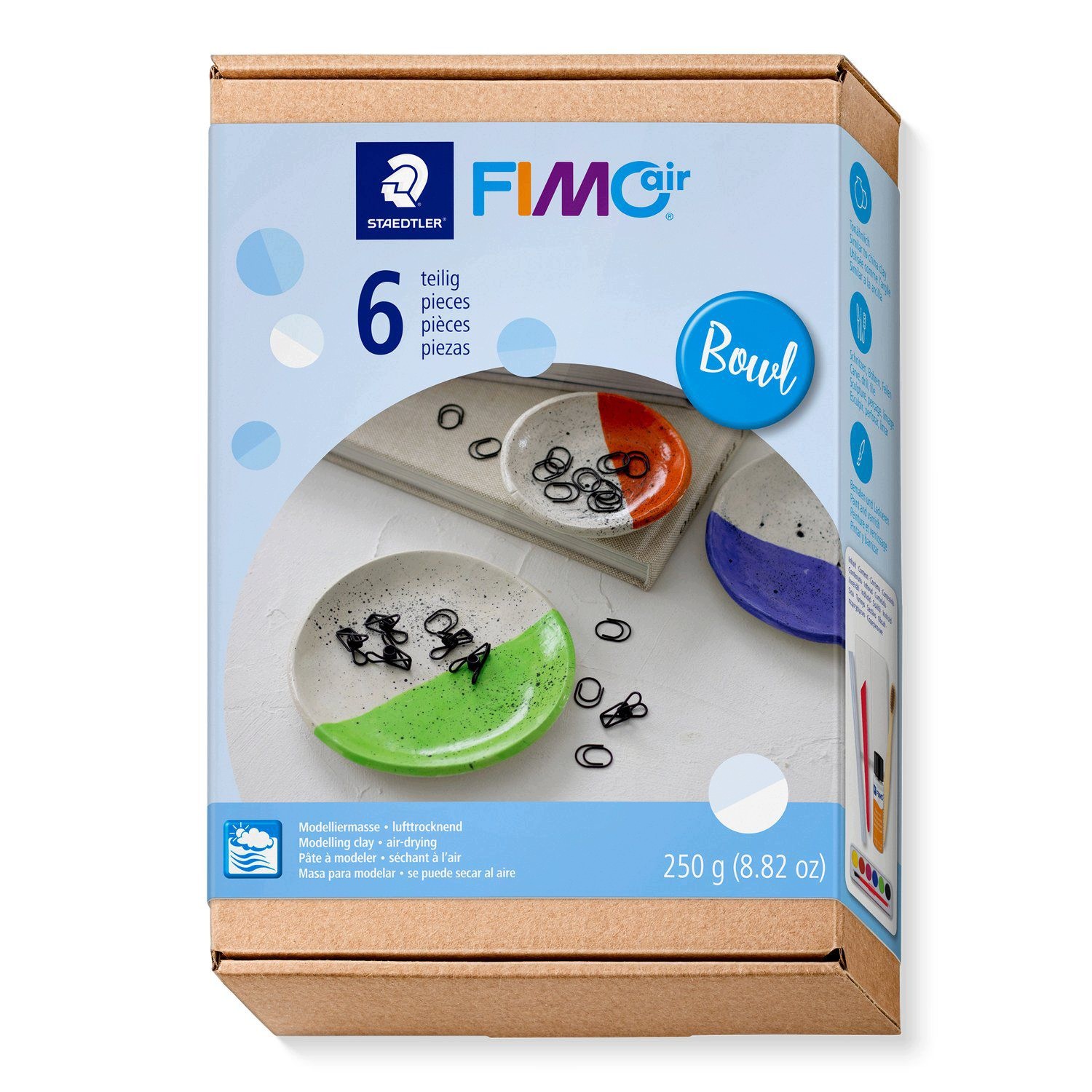 FIMOair Set masa modelarska FIMOair bowl s (81 SET S03) – Kreatywność dla najmłodszych