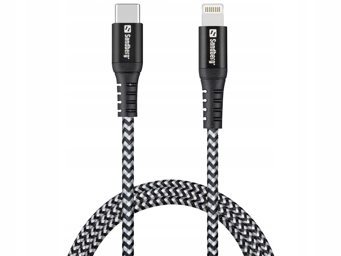 Kabel Sandberg Survivor USB-C PD do Lightning 1 m – Wytrzymałość i funkcjonalność w jednym