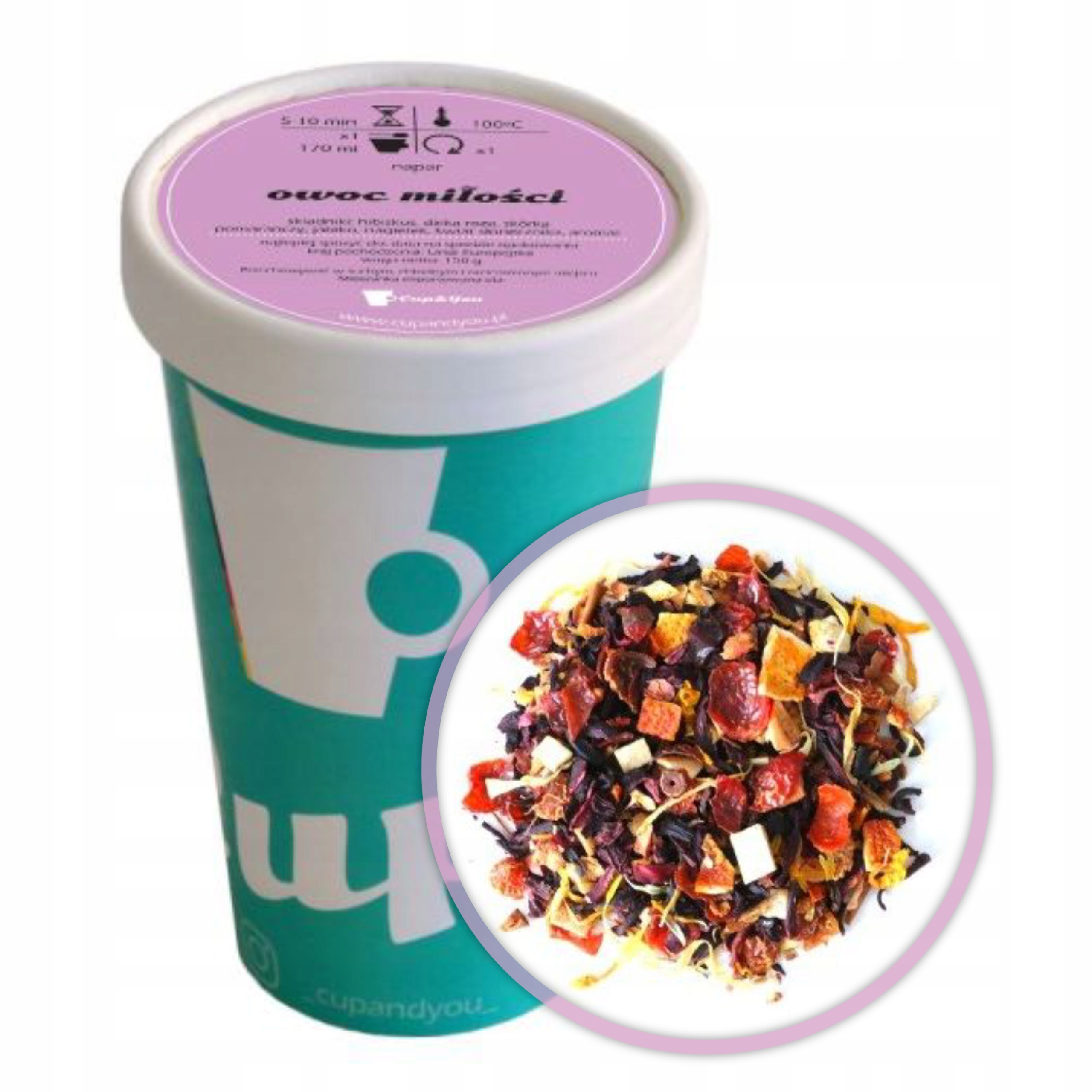 Składniki naturalne – hibiskus, dzika róża i aromaty