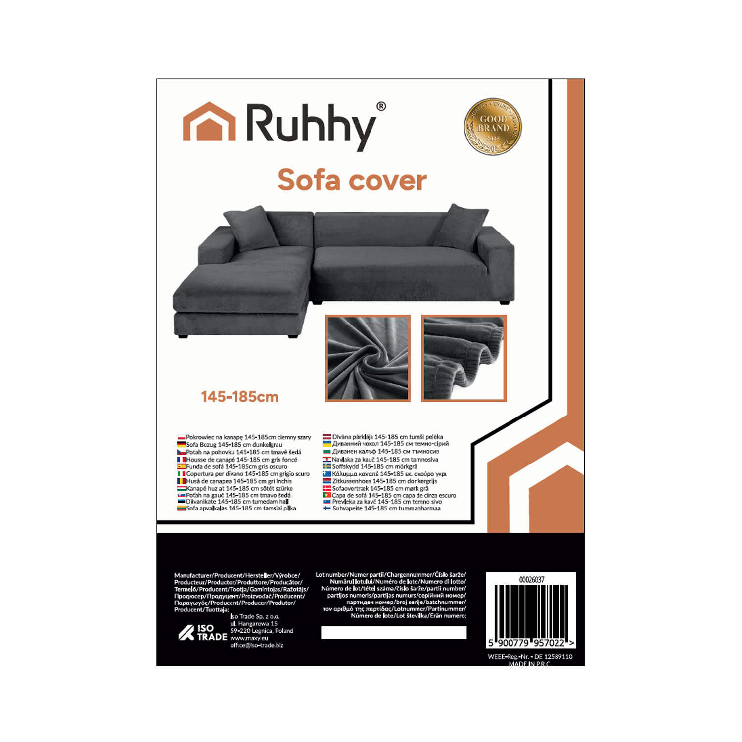 Kluczowe cechy pokrowca na kanapę Ruhhy