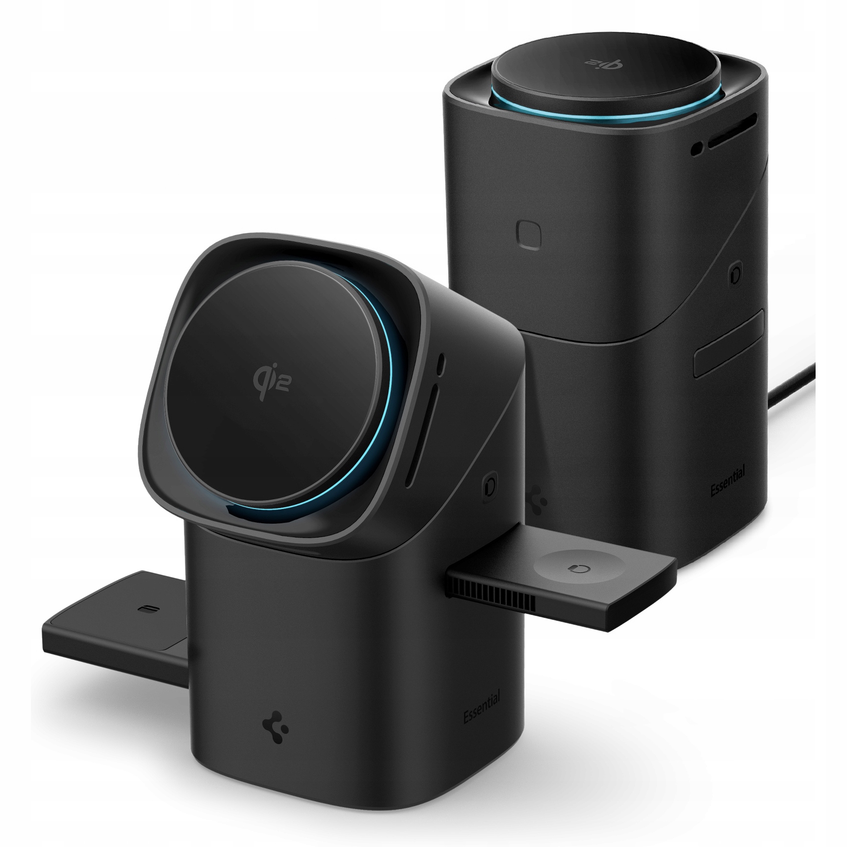 Elegancki design i funkcjonalność – ładowanie trzech urządzeń jednocześnie