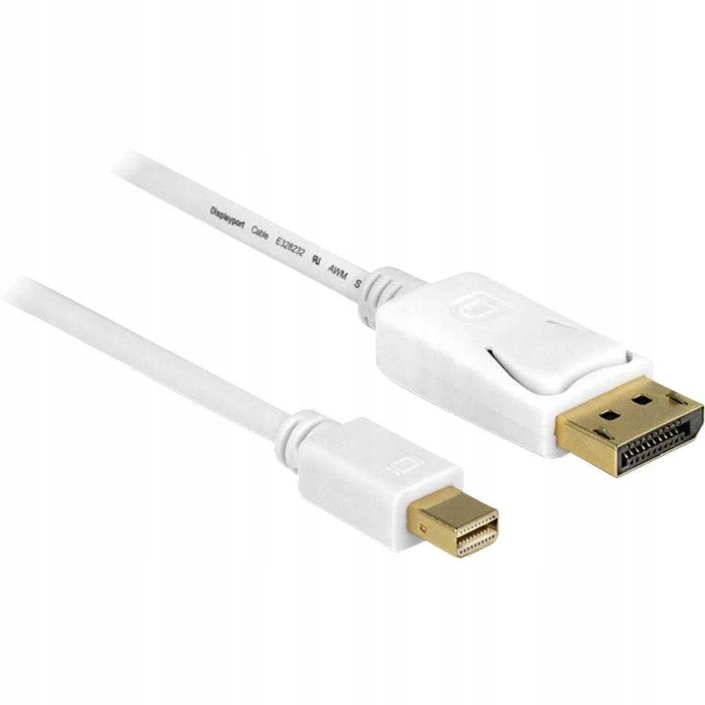 Kabel DisplayPort Mini - DisplayPort 5m biały (83484) – Idealne połączenie dla Twojego komputera