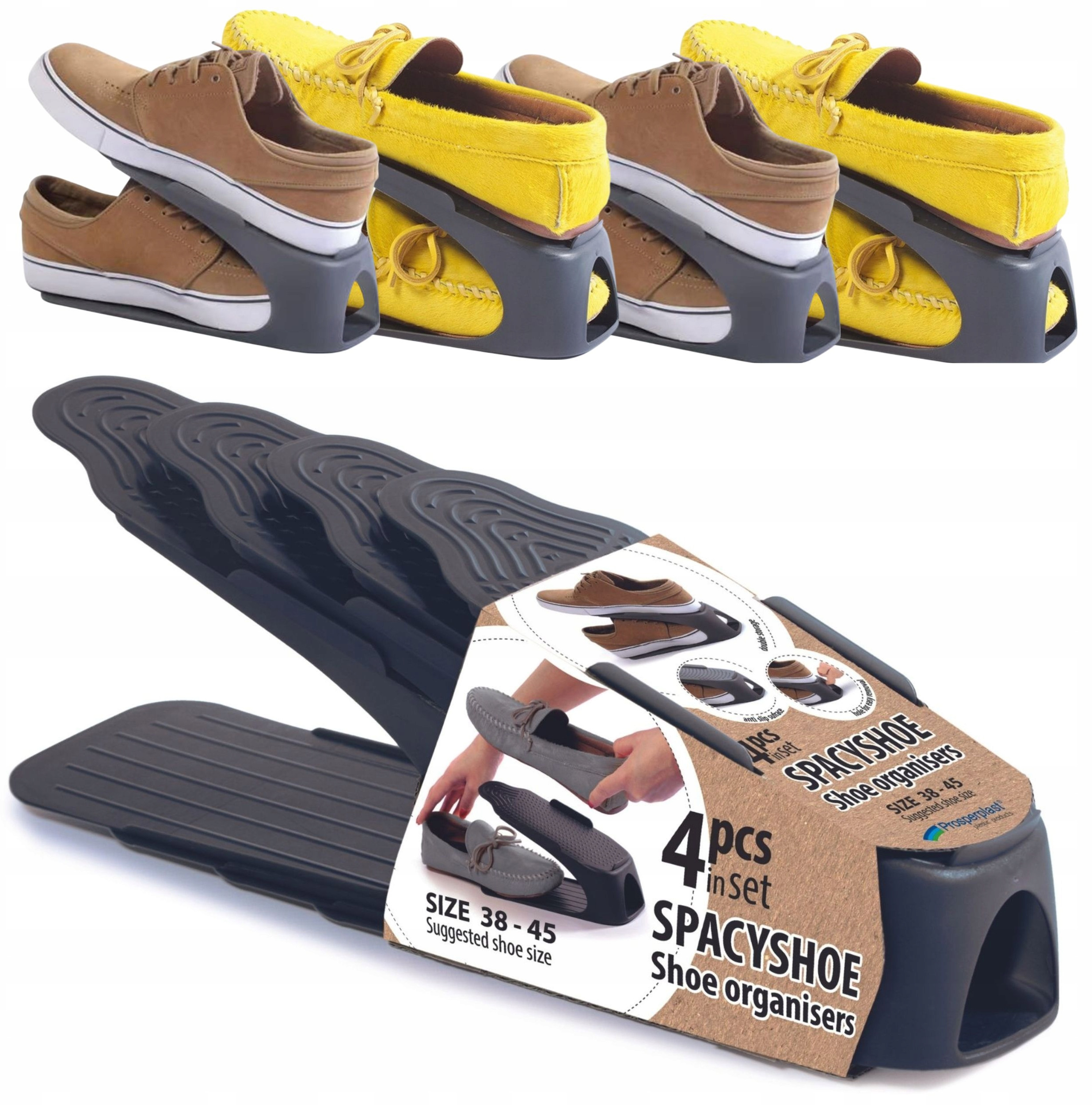 Organizer na buty 4w1 38-45 – Idealne rozwiązanie do przechowywania obuwia