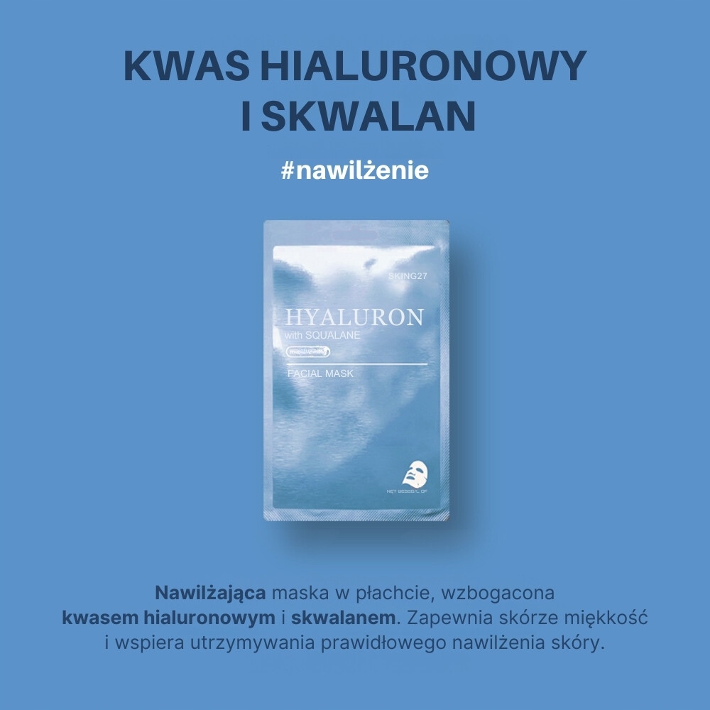 Kluczowe składniki: Kwas hialuronowy i squalane