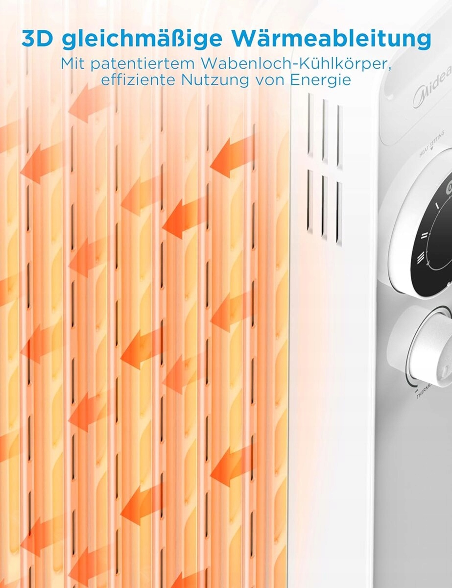 Szybkie nagrzewanie dzięki efektywnemu obiegowi oleju