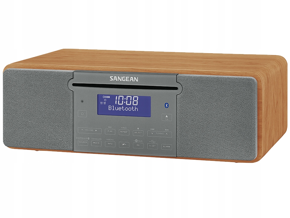 Sangean DDR-47 BT Walnut – Stylowy system audio all-in-one