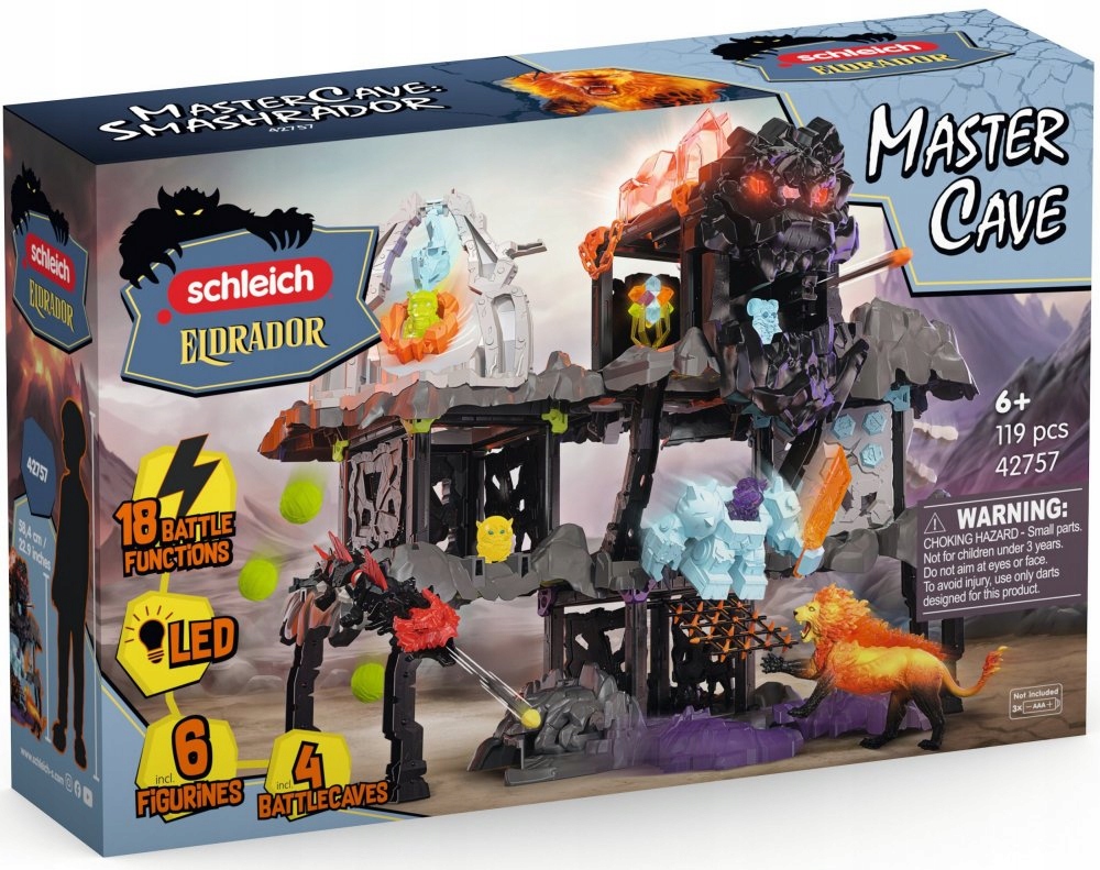 Schleich MasterCave Smashrador – Monumentalna twierdza bitewna dla małych wojowników