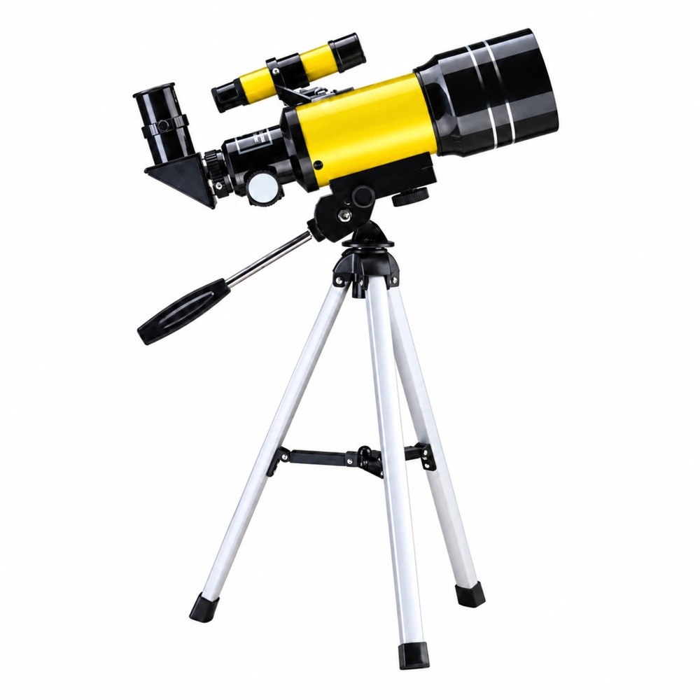 Teleskop Astronomiczny Dla Dzieci Statyw Żółty Powiększenie 150x – Odkryj Kosmos z Pasją