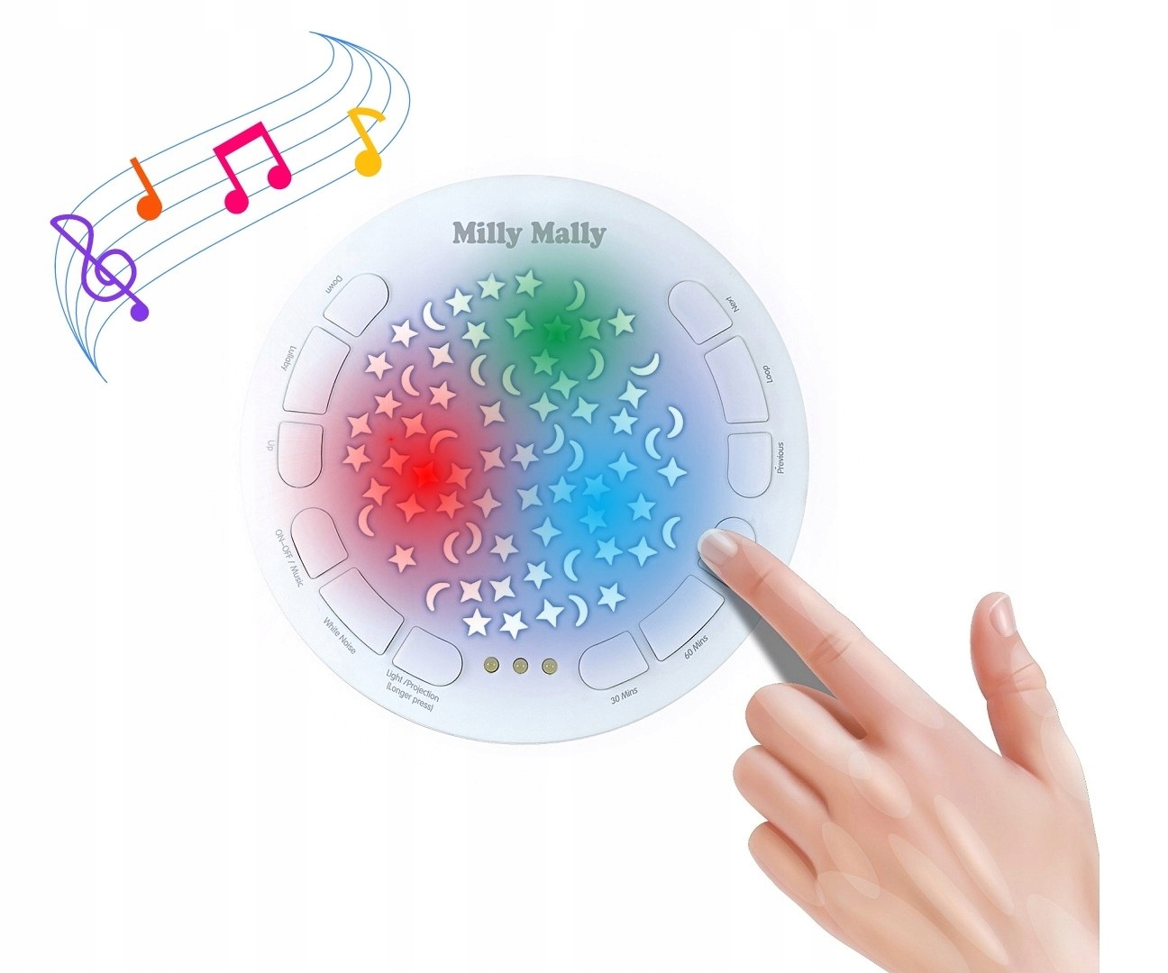 Funkcje Projektora i Melodii Kołysanek