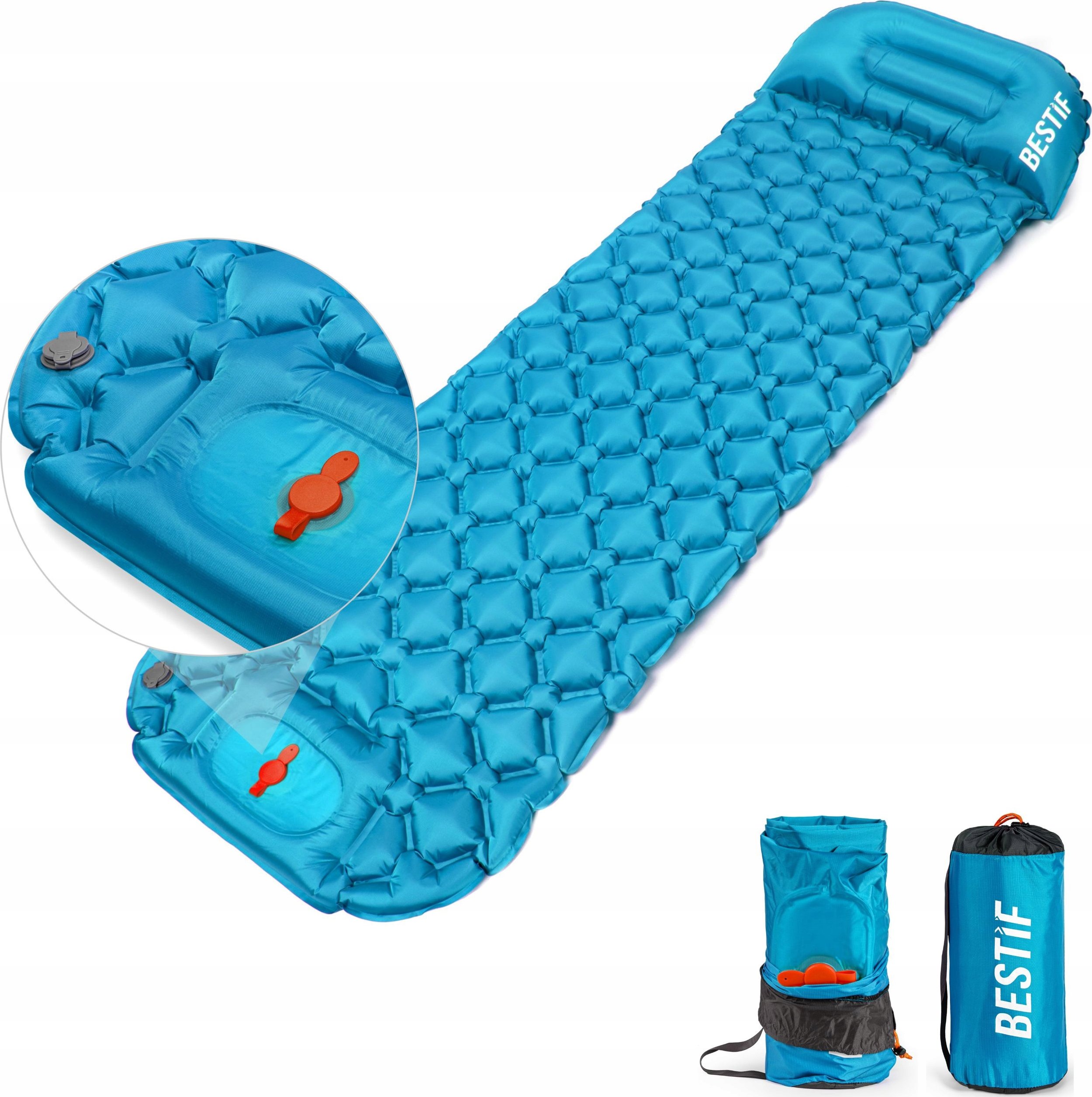 Wbudowana pompka nożna – Łatwe i szybkie pompowanie