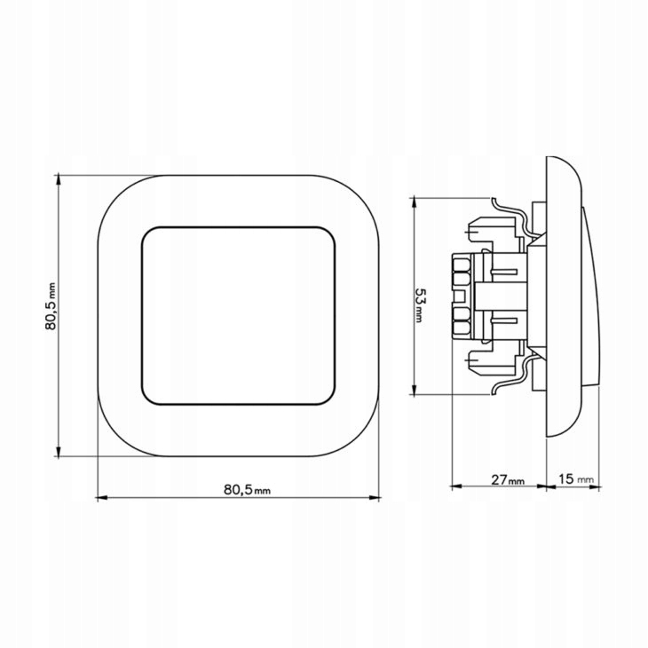 Dane techniczne wyłącznika FAN