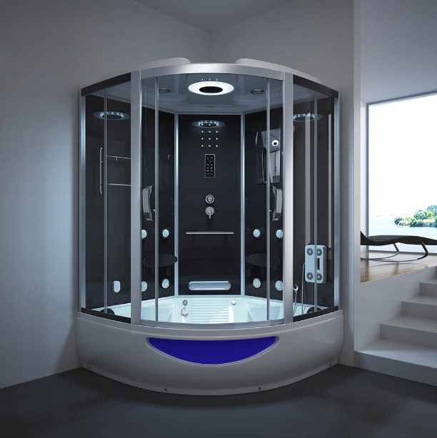 Ekskluzywny prysznic parowy z hydromasażem 150x220