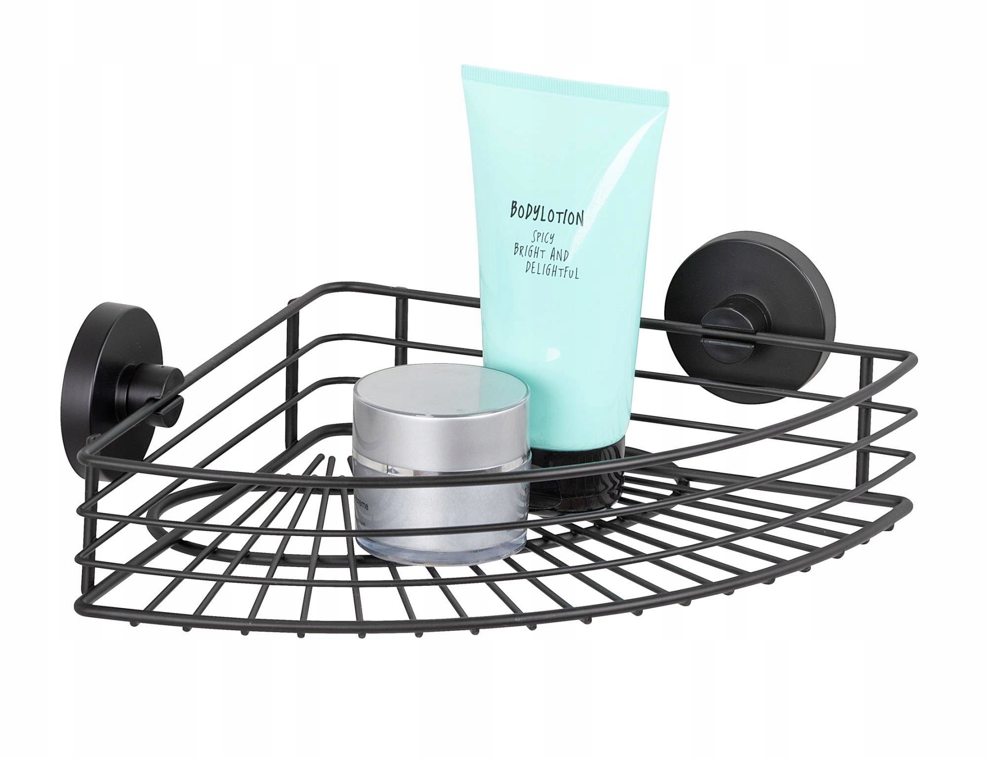 Wenko Narożna półka pod prysznic BARI Vacuum-Loc – Praktyczne rozwiązanie do Twojej łazienki