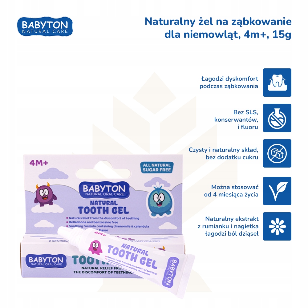 Babyton Naturalny żel na ząbkowanie dla niemowląt – Bezpieczna ulga dla Twojego maluszka