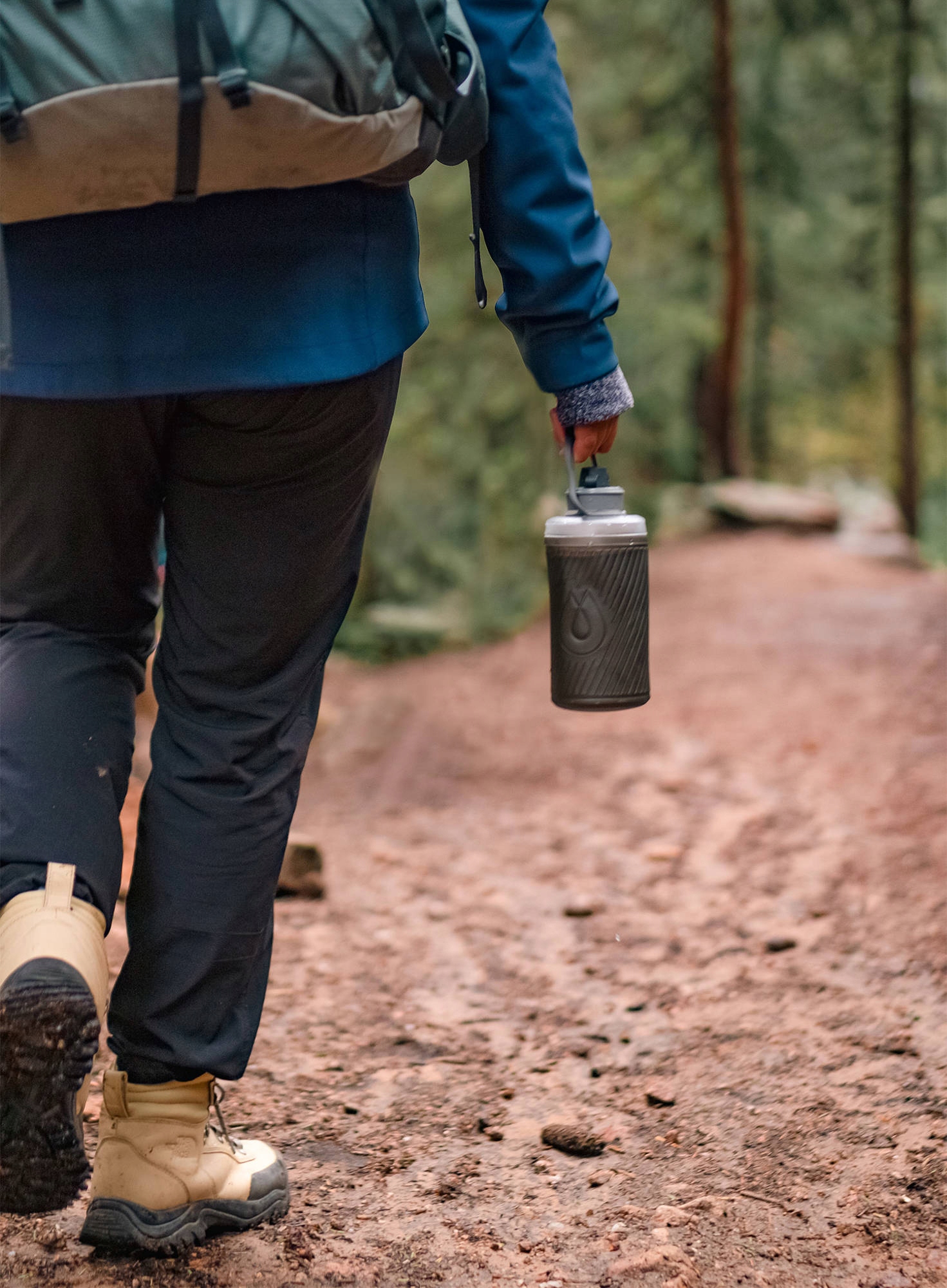 Butelka turystyczna Flux Bottle 1,5L - mammoth grey – Idealny towarzysz na każdą wyprawę