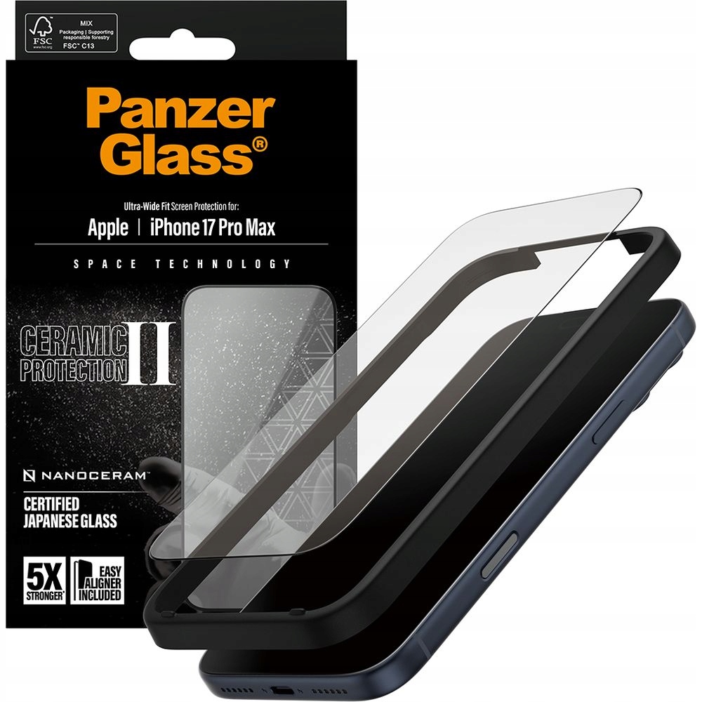 PanzerGlass Ceramic II Schutzglas iPhone 17 Pro Max – Ochrona na najwyższym poziomie