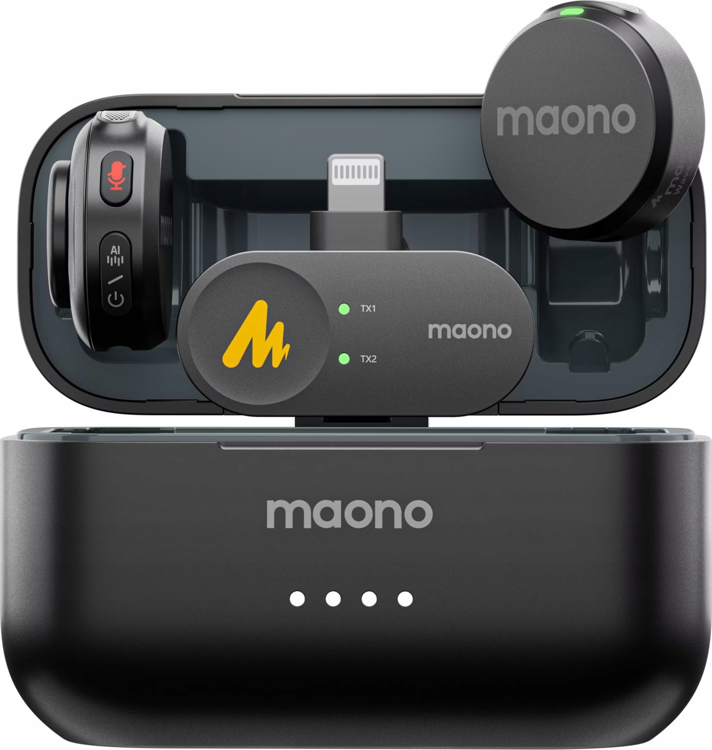 Praktyczny etui do ładowania z wskaźnikiem naładowania