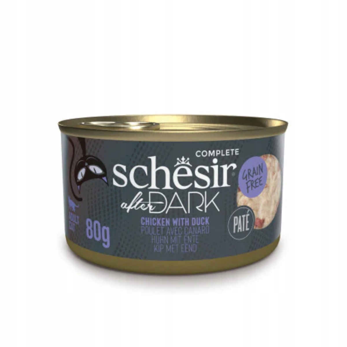 Schesir After Dark Kurczak z Kaczką 80g – Pyszna karma dla Twojego kota