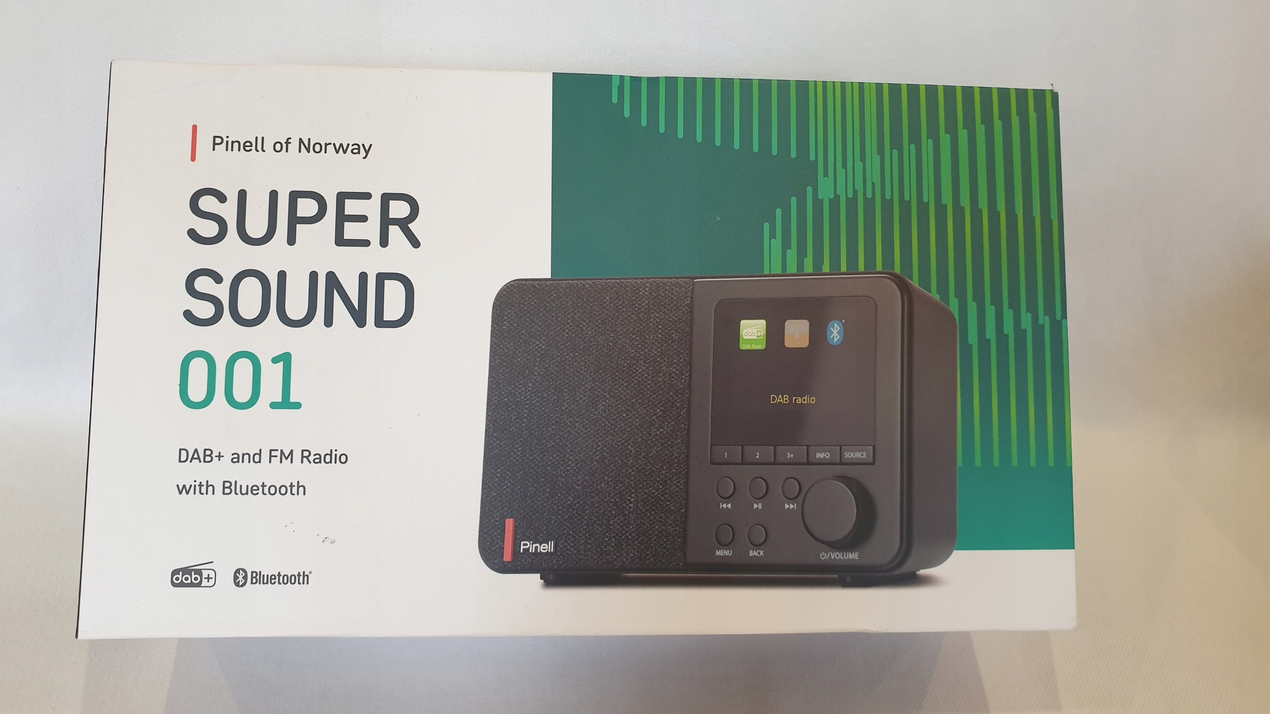 PINELL SUPERSOUND 001 – Przenośne radio DAB/DAB+ i FM z Bluetooth