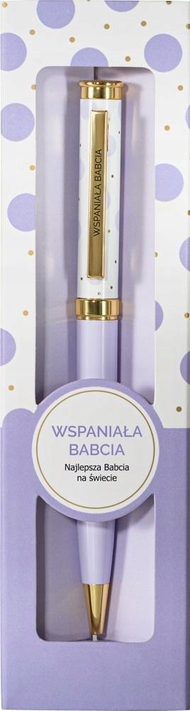 Długopis prezentowy z napisem Wspaniała Babcia – Idealny upominek dla bliskiej osoby