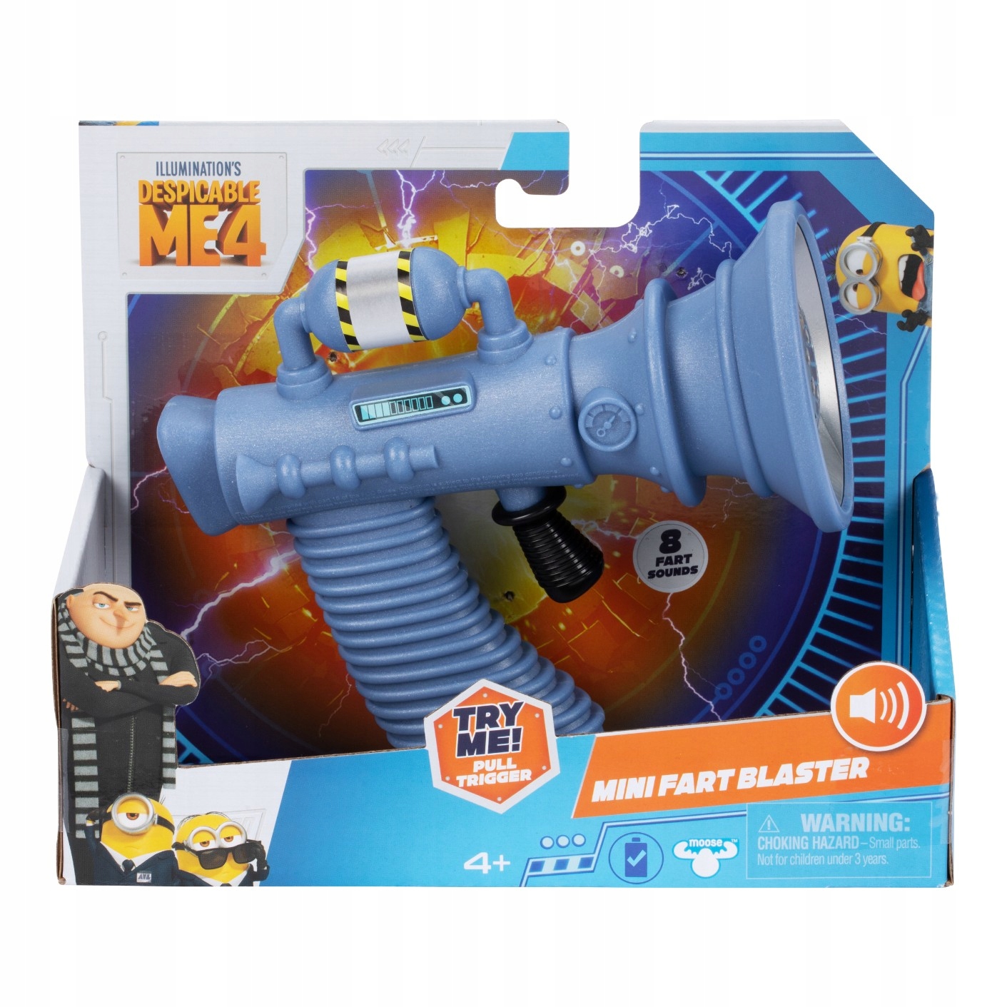 DESPICABLE ME 4 Mini Pistolet Blaster – Zabawka pełna przygód dla dzieci