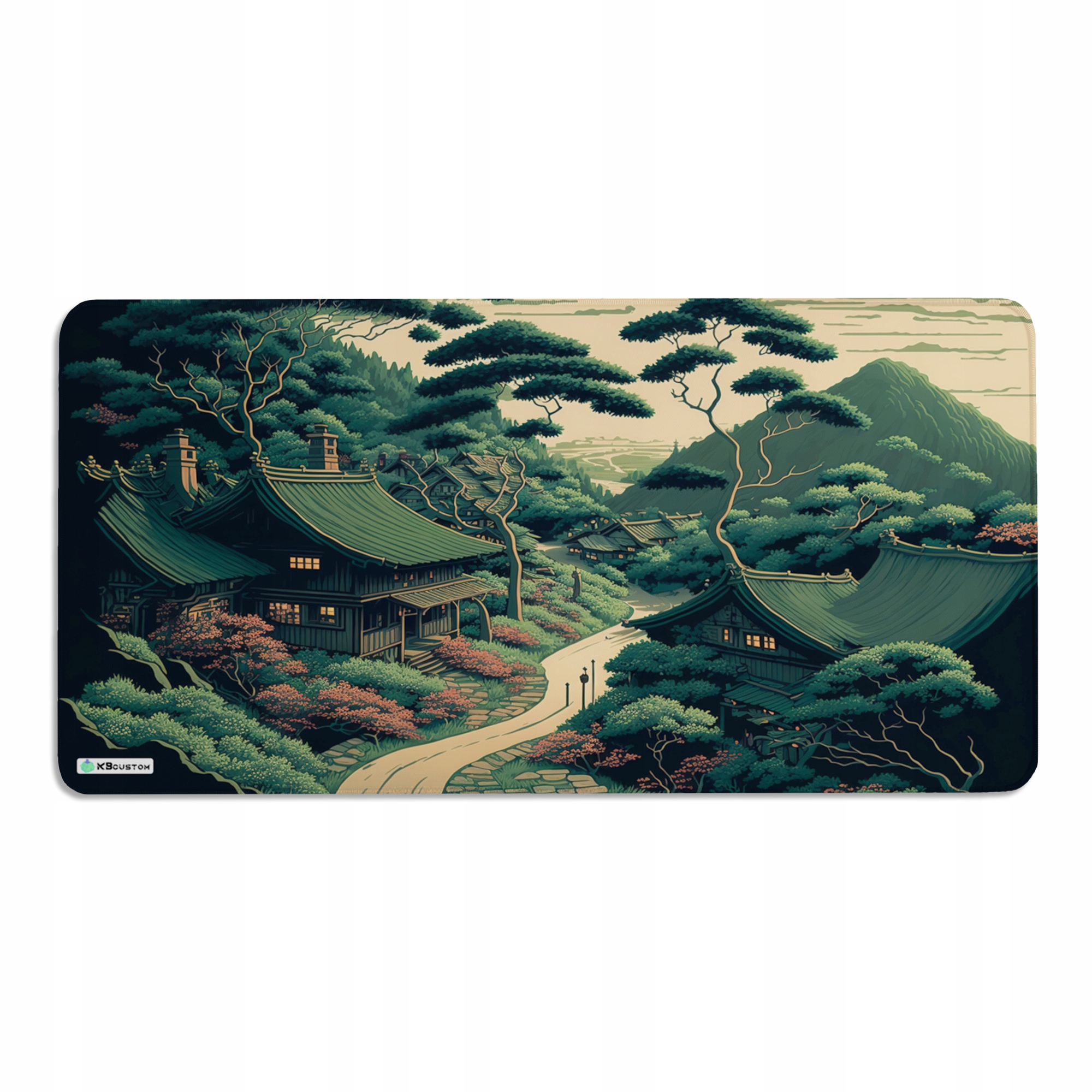 DUŻA PODKŁADKA MATA POD MYSZKĘ MYSZ 100x50 XXXL KBcustom Biurko Flower 82 – Komfort i styl w jednym