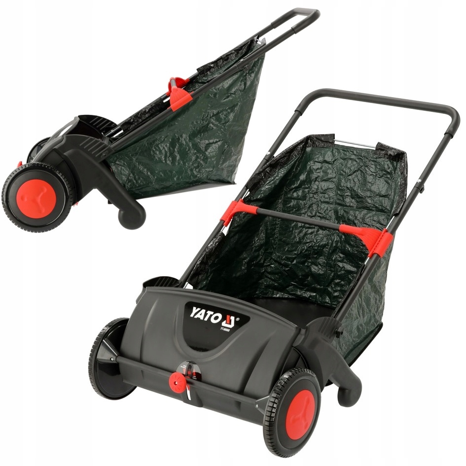 Zbieracz do trawy i liści 53cm kosz 100L – Idealne rozwiązanie do sprzątania ogrodu