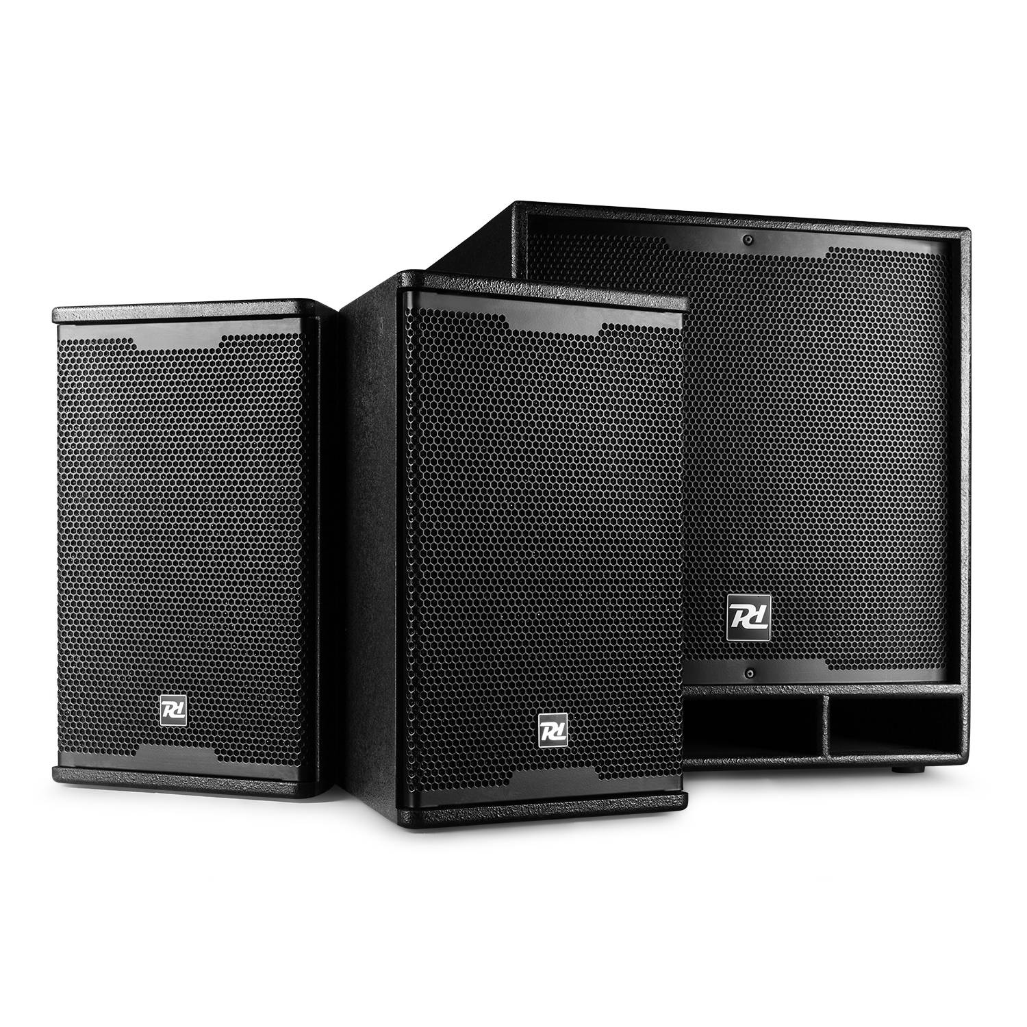 Subwoofer 18'' i kolumny 10'' – Moc i jakość dźwięku