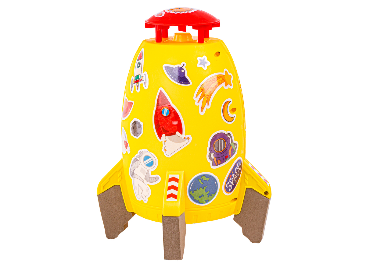 Wyrzutnia rakiety wodnej – Żółta Kosmiczna Rakieta do zabawy na świeżym powietrzu