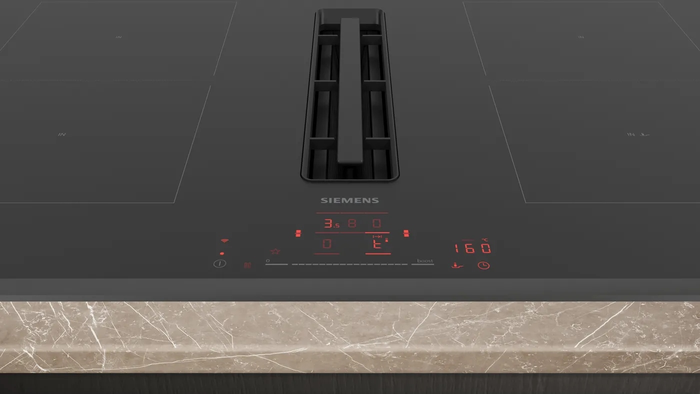 Cztery strefy grzewcze z funkcją PowerBoost