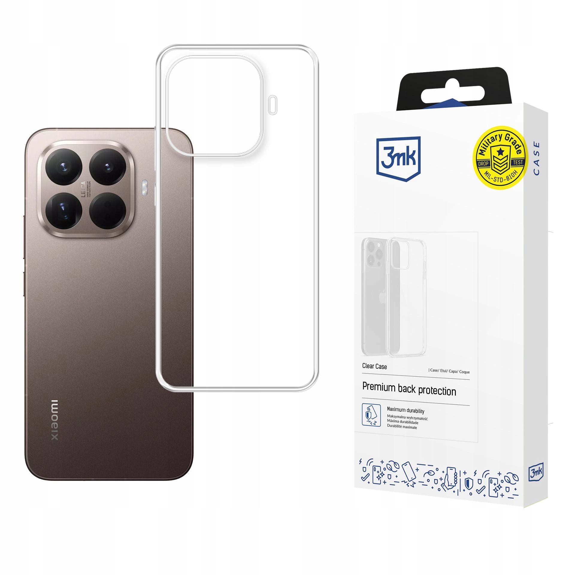 Xiaomi 15T Pro 5G – Etui 3mk Clear Case – Doskonała ochrona dla Twojego smartfona