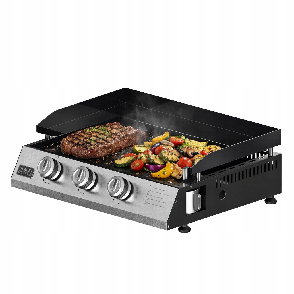 Duża powierzchnia grillowania dla wygody