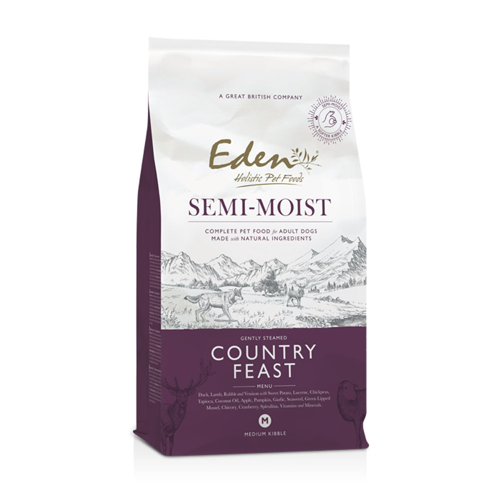 Karma półwilgotna dla psa Eden Country Feast 10 kg – Zdrowie i energia dla Twojego pupila