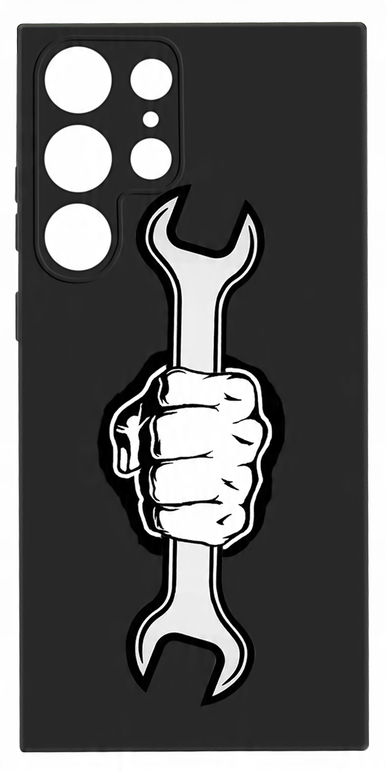 ETUI do Samsung Galaxy S25 Ultra WZORY | SILIKONOWE MATT CASE + SZKŁO HARTOWANE 9H