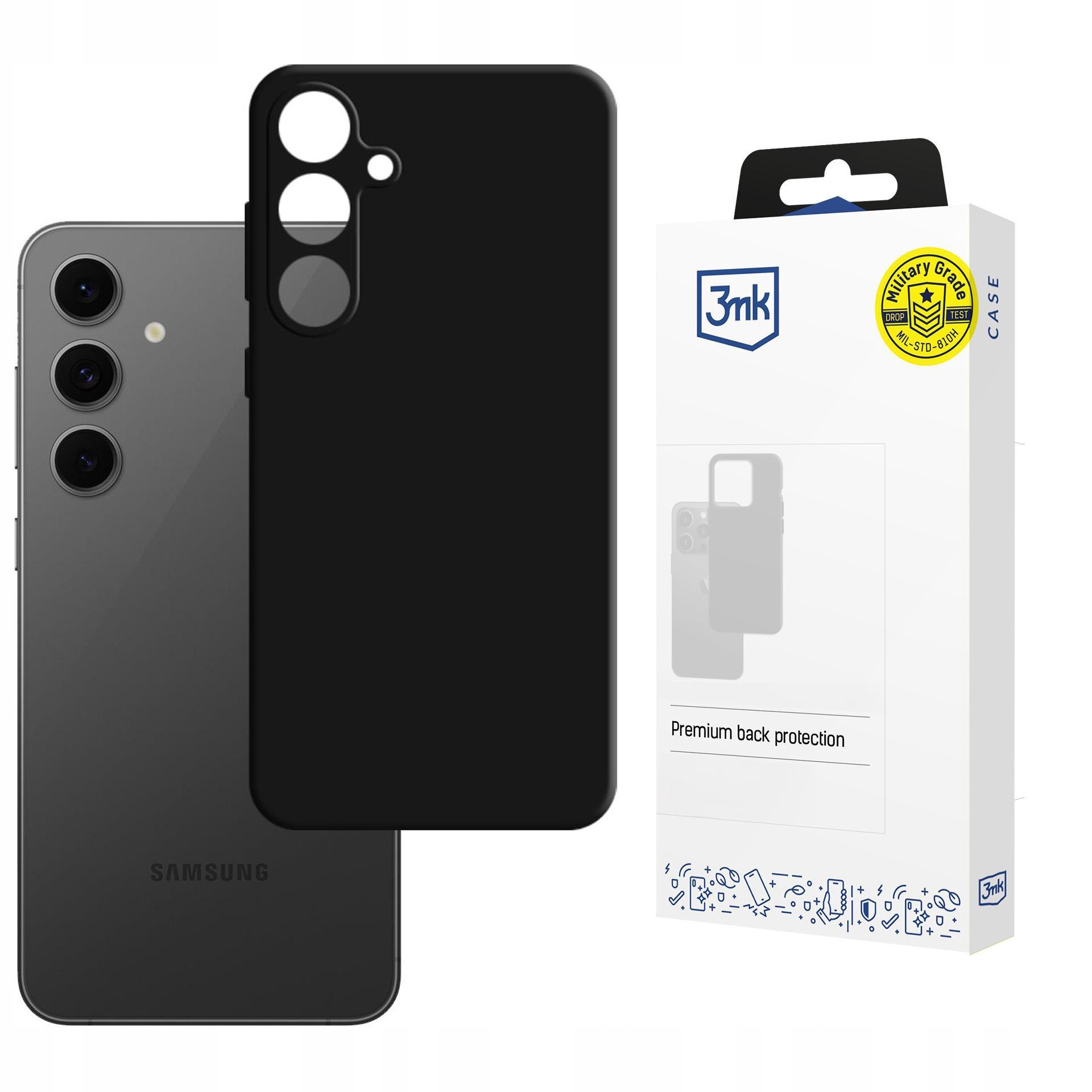 Samsung Galaxy S24 FE – Etui 3mk Hardy Mellow Case Black