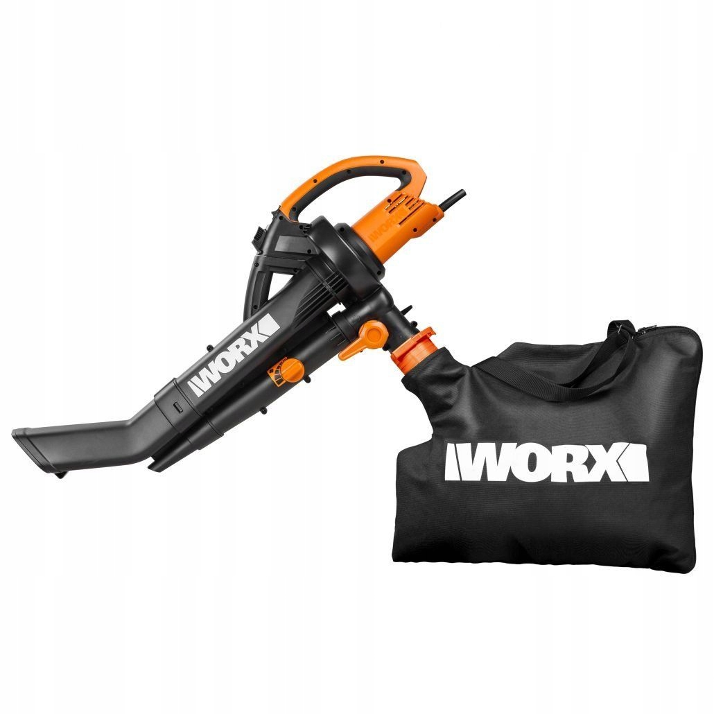 Worx 3w1 WG505E – Wszechstronny odkurzacz, dmuchawa i rozdrabniacz do liści