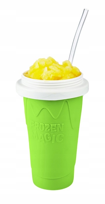 Kubek do robienia lodów sorbetów i mrożonych napojów smoothie zielony – Szybkie i proste przygotowanie lodów