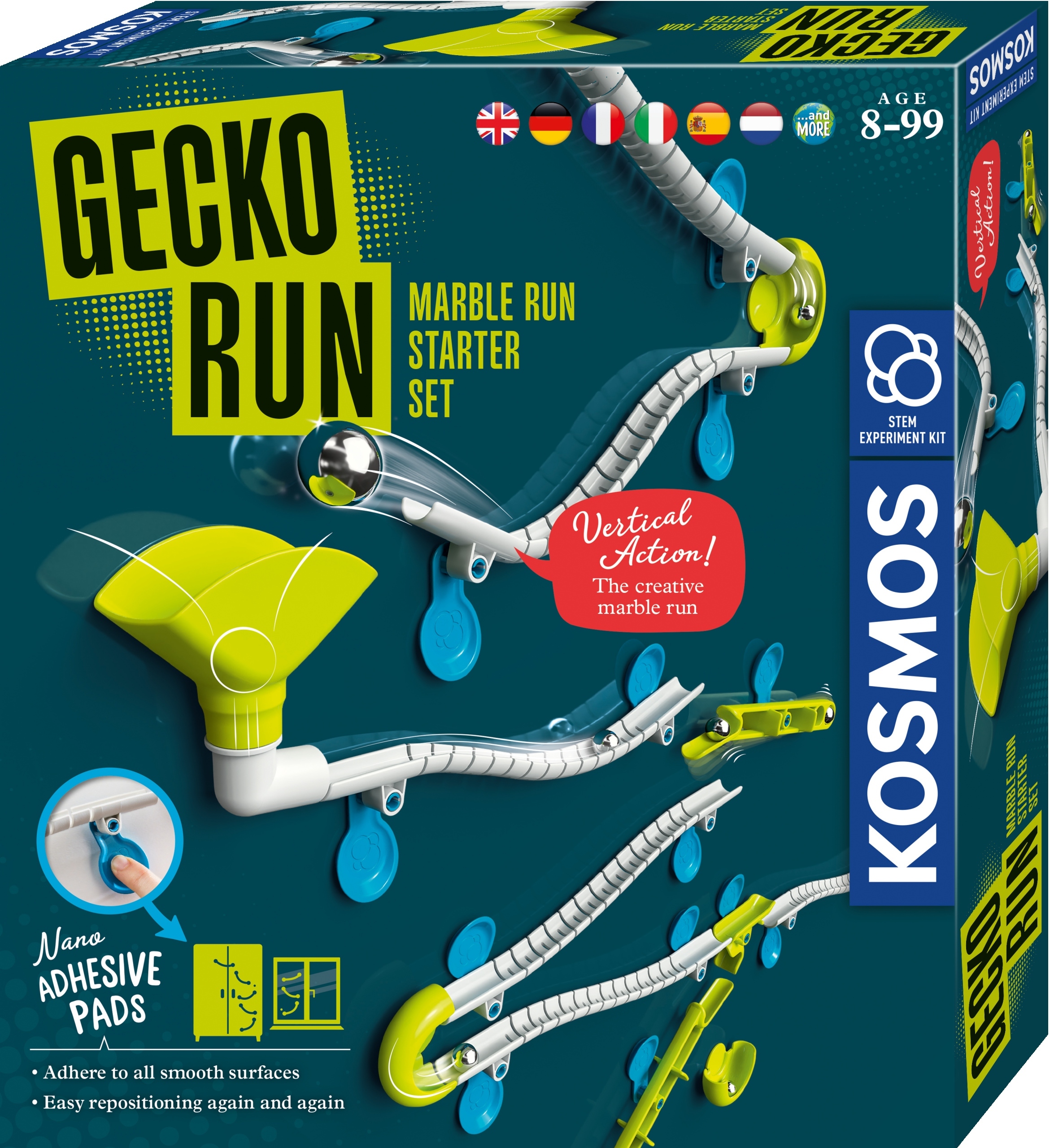 Zestaw Startowy Geco Run – Elastyczny tor do kulek dla młodych konstruktorów