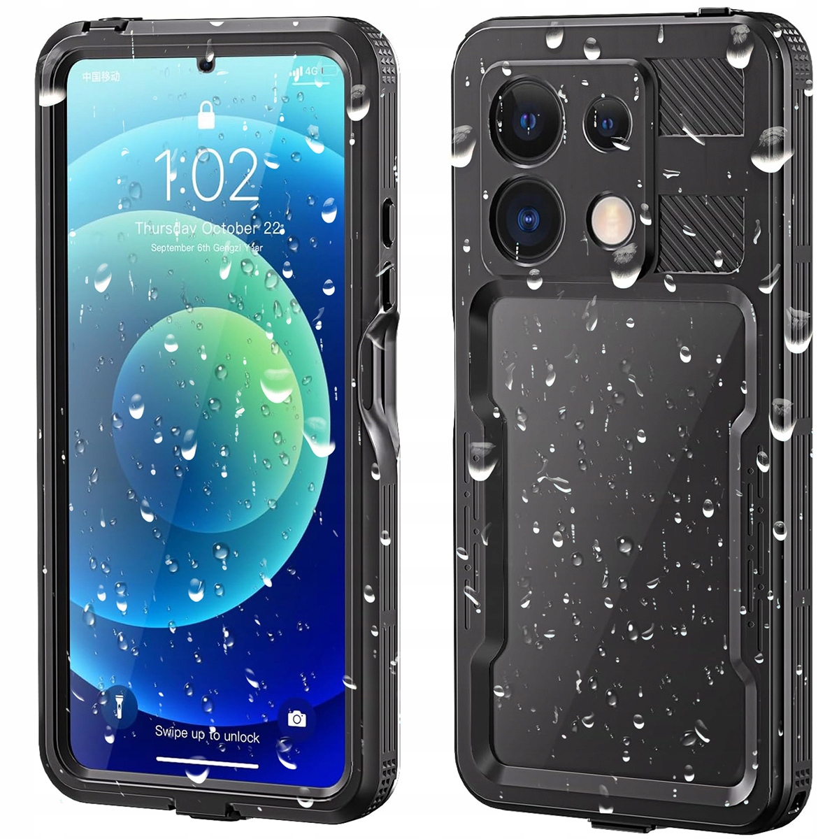Etui wodoodporne IP68 360 do Redmi Note 13 Pro 5G – Ochrona w każdych warunkach