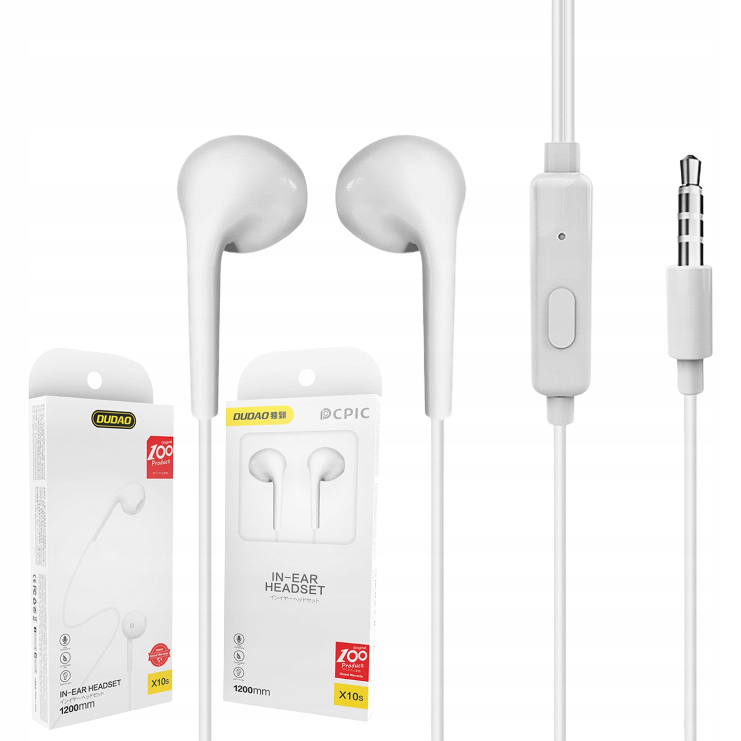 Słuchawki przewodowe douszne Dudao X10S - Idealne do codziennego użytku