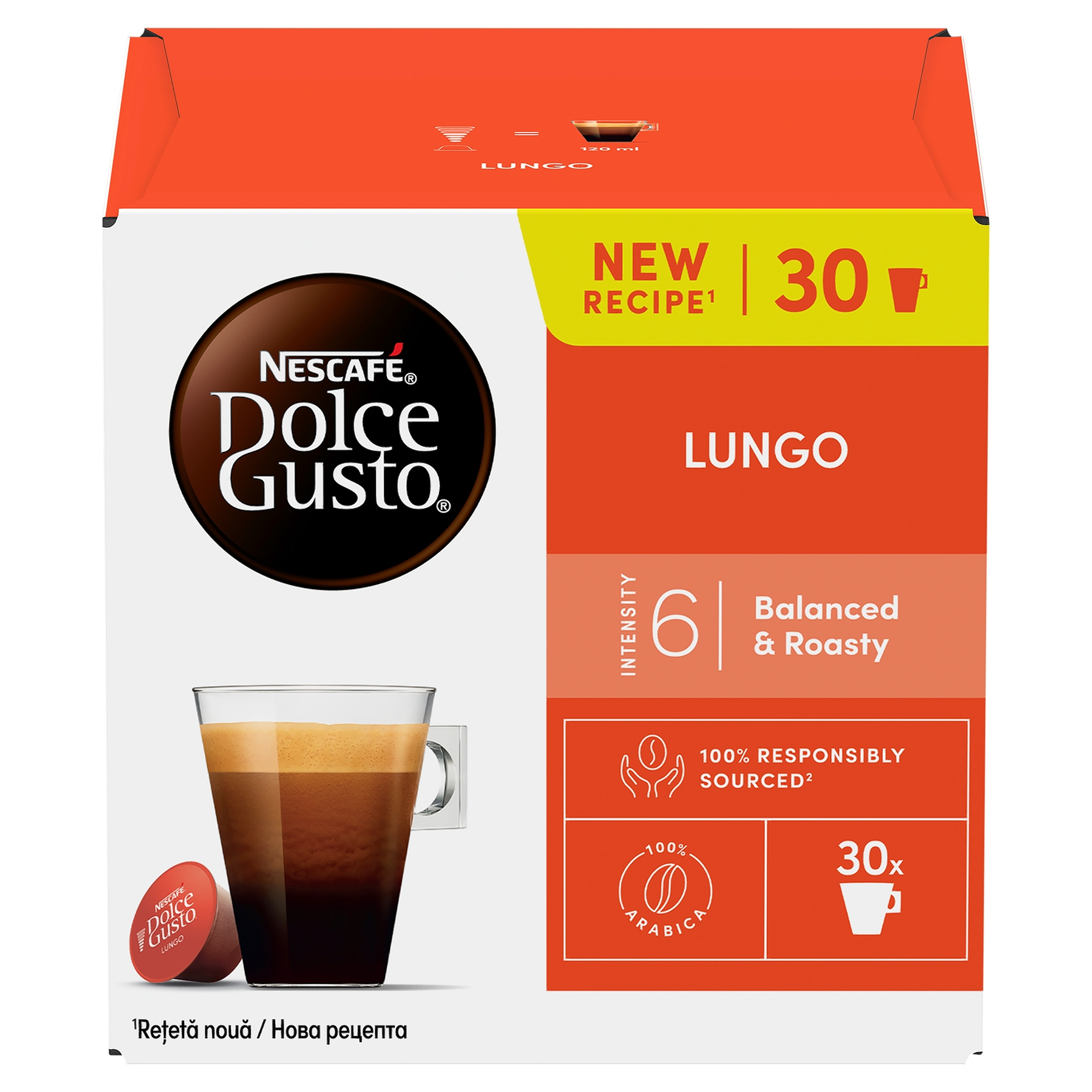 Kapsułki Nescafé Dolce Gusto Lungo 30 sztuk – Doskonała kawa w zasięgu ręki