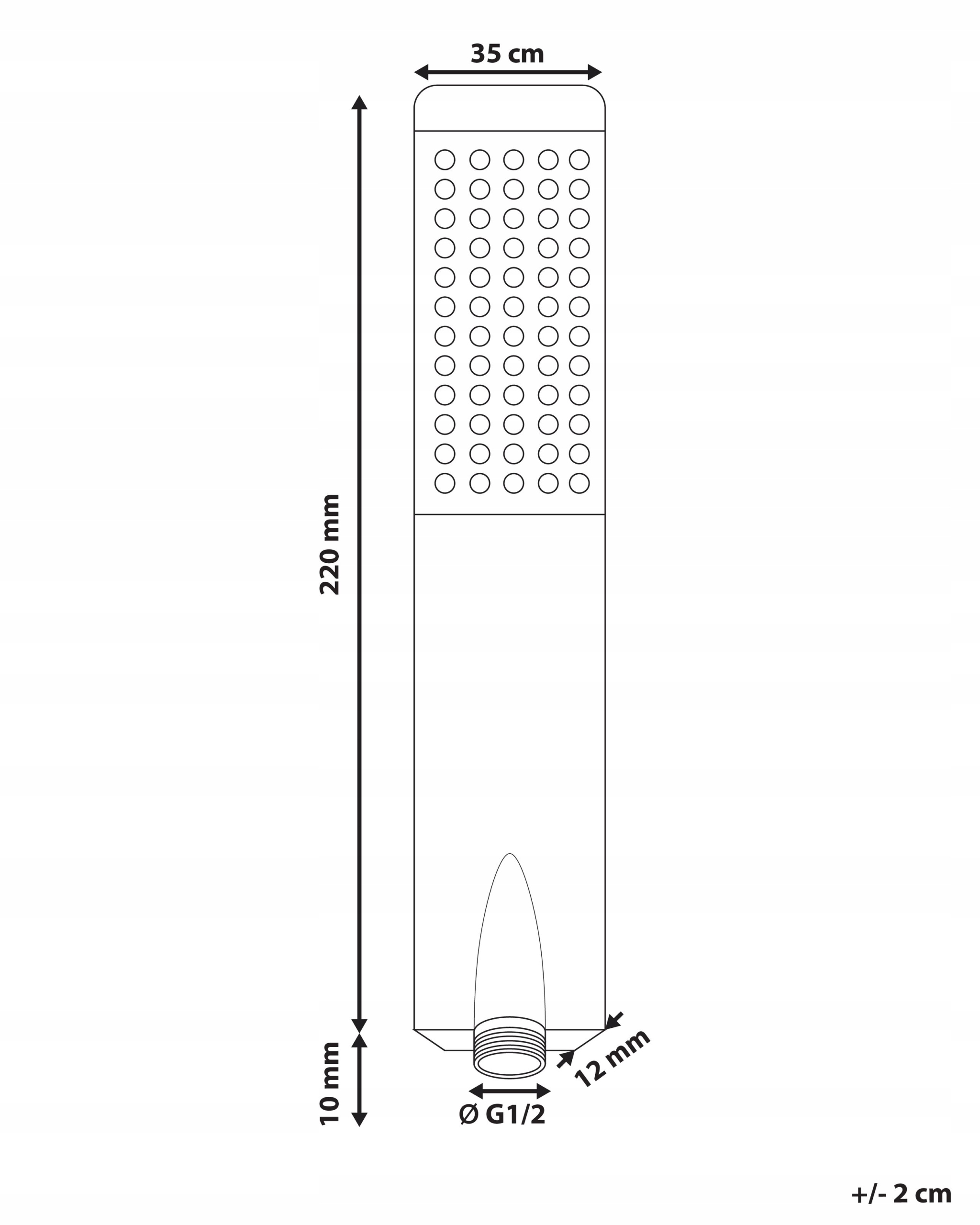 Praktyczna ręczna słuchawka prysznicowa