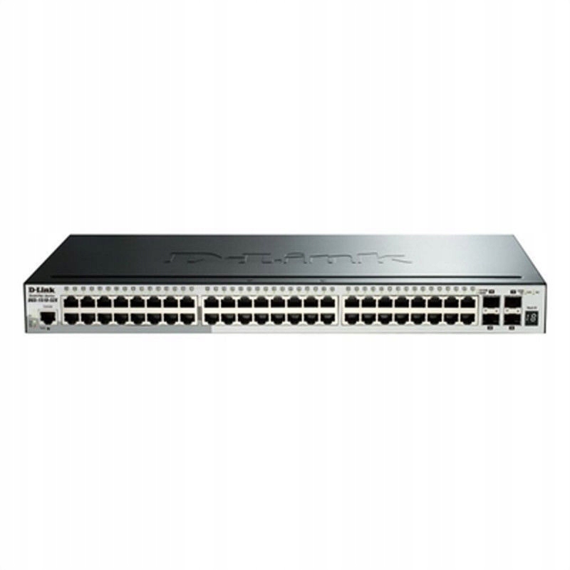 Porty i łączność – 48 portów 10/100/1000BASE-T oraz 4 porty 10G SFP+