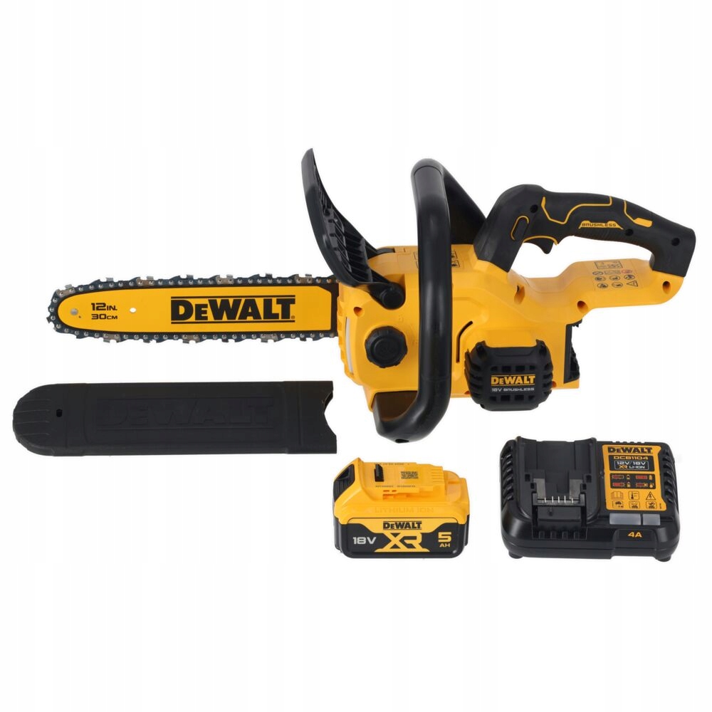 DEWALT PILARKA ŁAŃCUCHOWA 18V DCMCS565P1 1x5,0Ah 30cm – Wydajność i komfort w cięciu