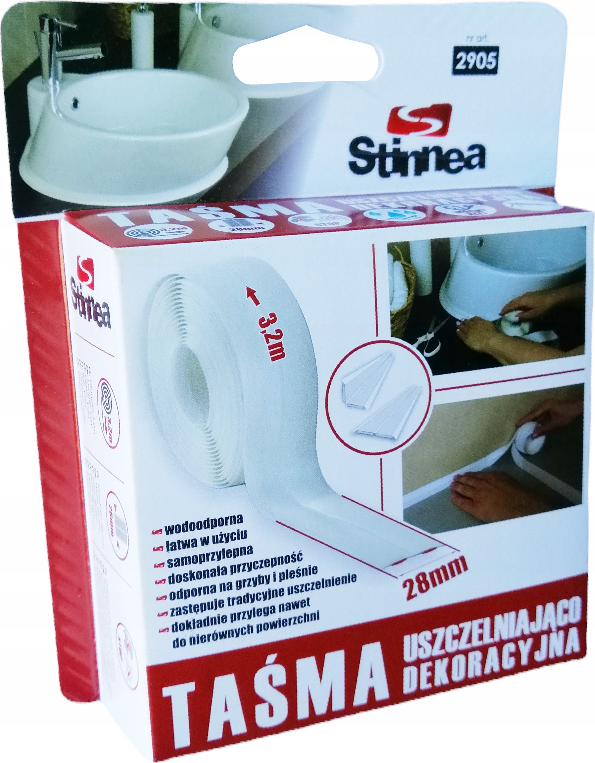 Taśma uszczelniająco-dekoracyjna Tycner 28mmx3.20m – Idealne rozwiązanie dla Twojego domu