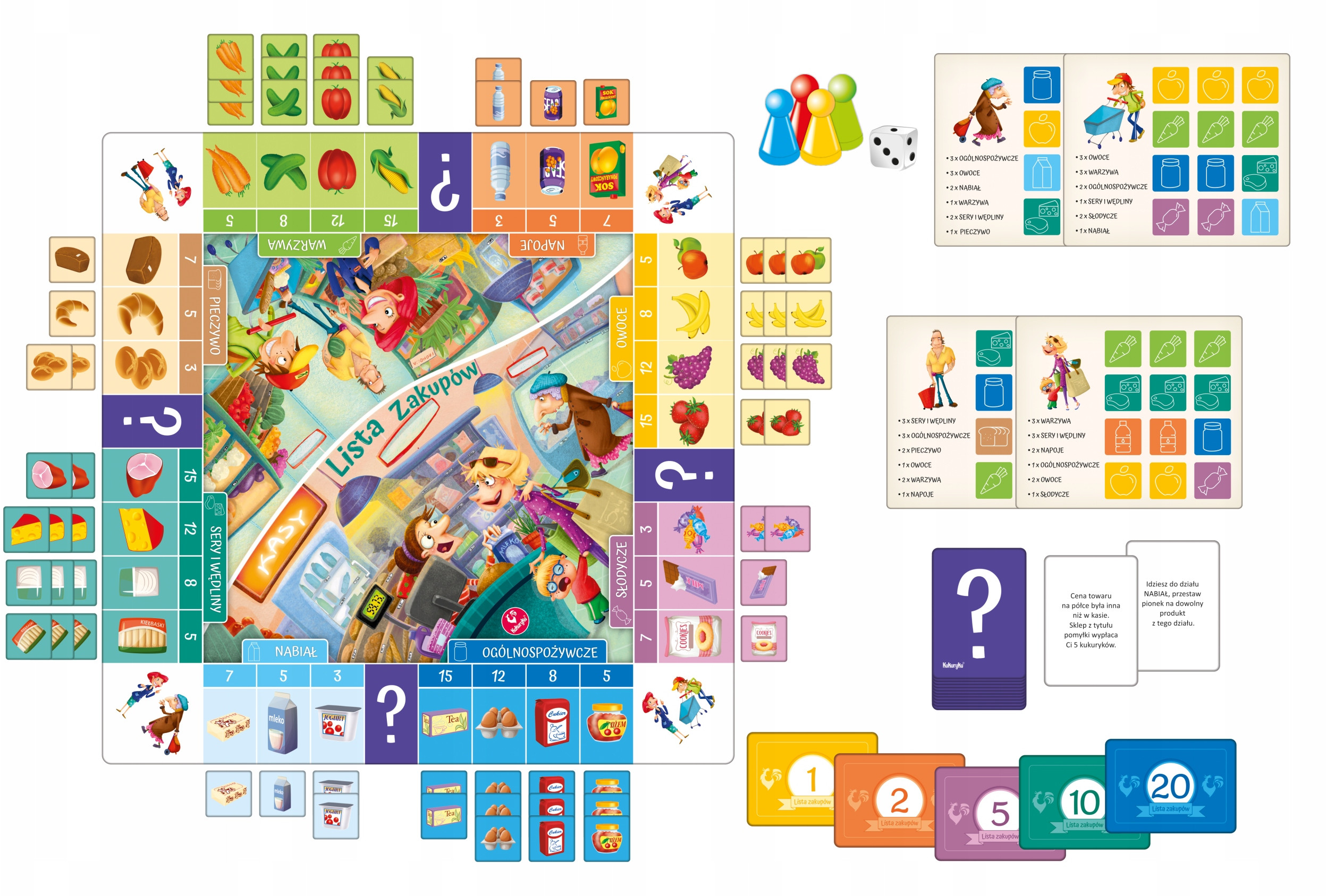 Interaktywna plansza i elementy gry