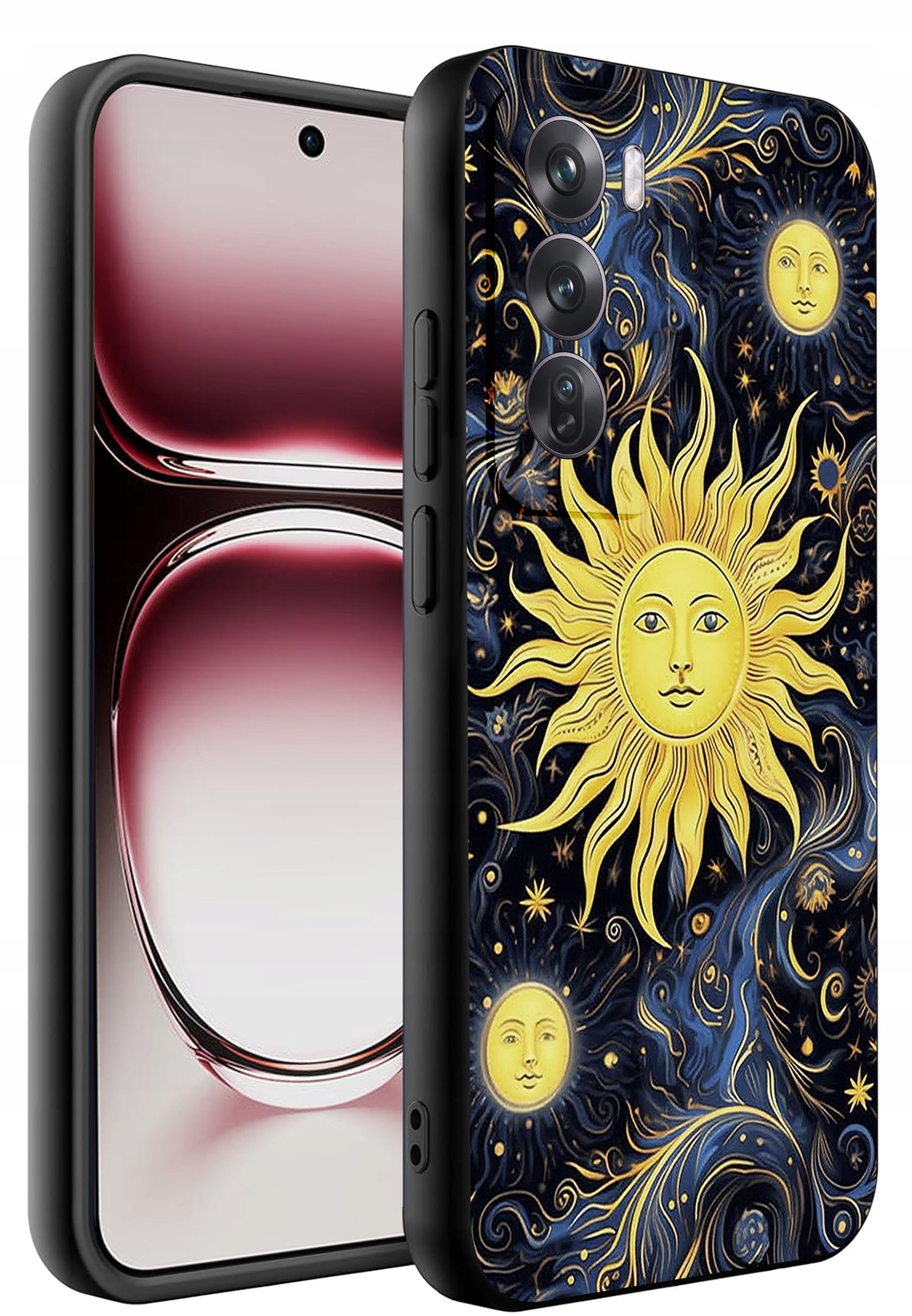 Etui do Oppo Reno 12 5G | Wzory | Silikonowe Matt Case – Styl i Ochrona w Jednym