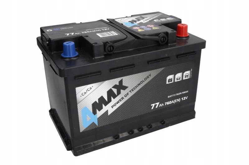 Wysoka pojemność 77Ah – Długotrwałe zasilanie dla samochodów osobowych
